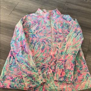 Lilly Pulitzer quarter zip size L